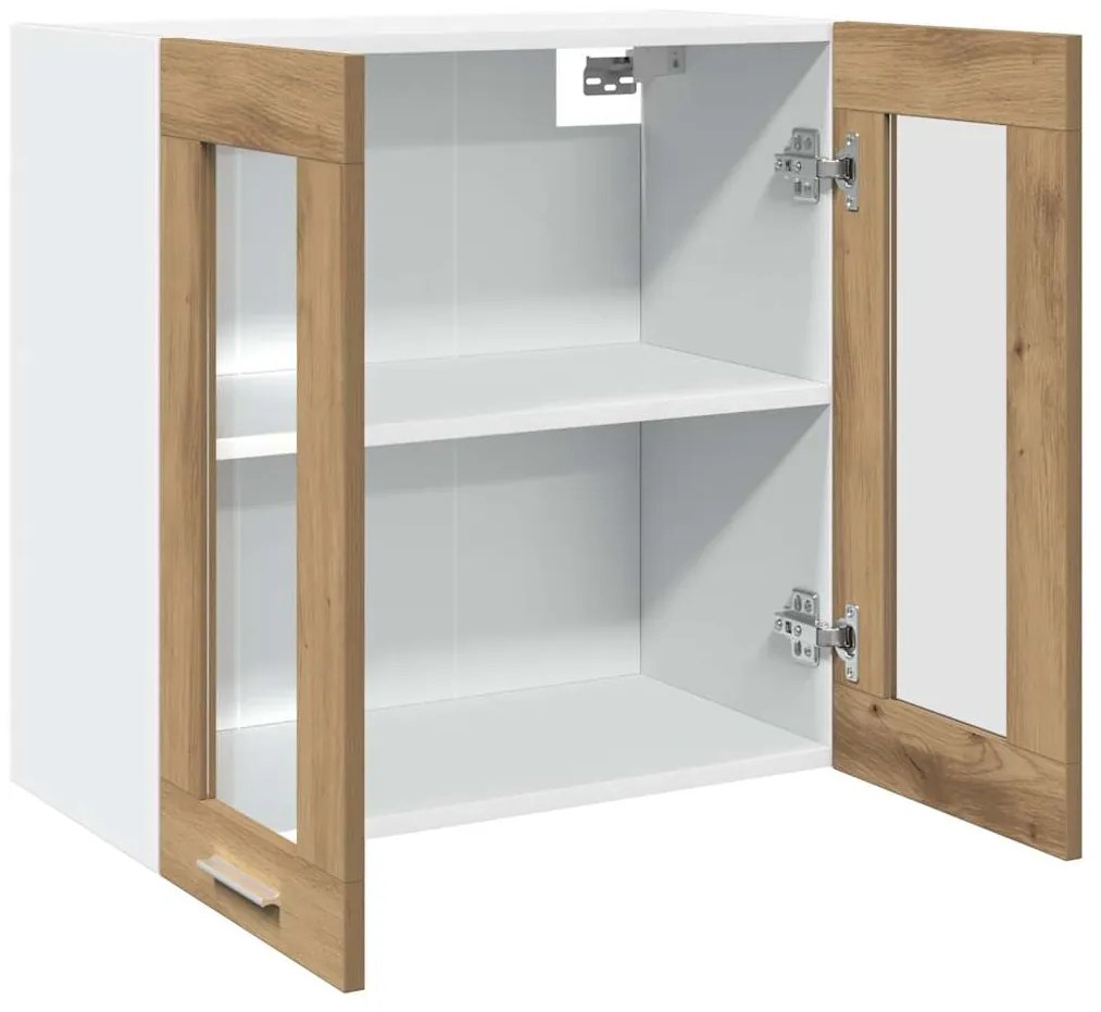 Armário parede para cozinha com porta vidro “Lyon”