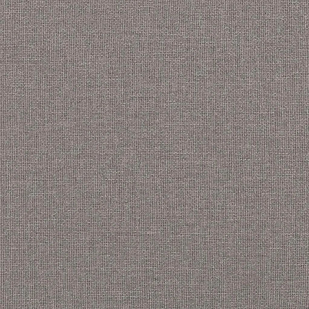 Cadeiras de jantar 2 pcs tecido cinzento-acastanhado