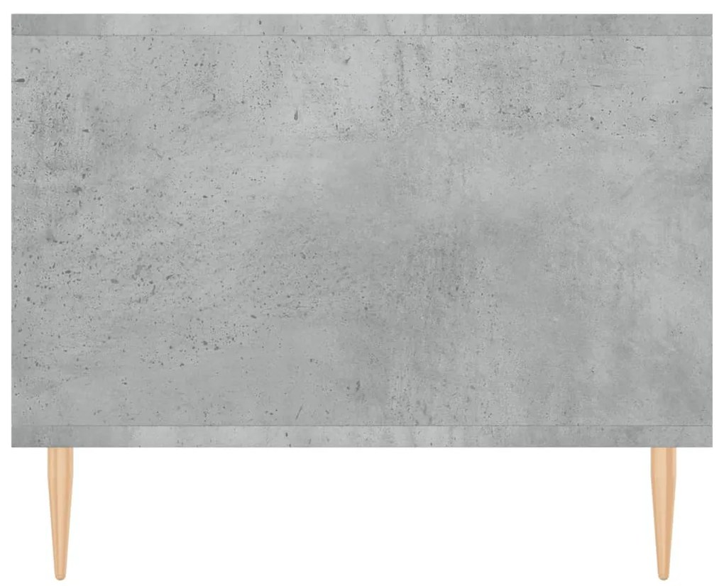 Mesa de centro 102x50x40 cm madeira processada cinza cimento