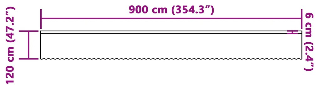 Cortina de Renda com cortinas Floral Branco 900 x 120 cm Poliéster