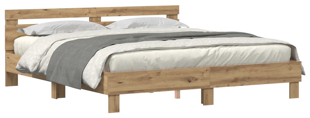 Estrado de Cama em Madeira Carvalho Artesanal