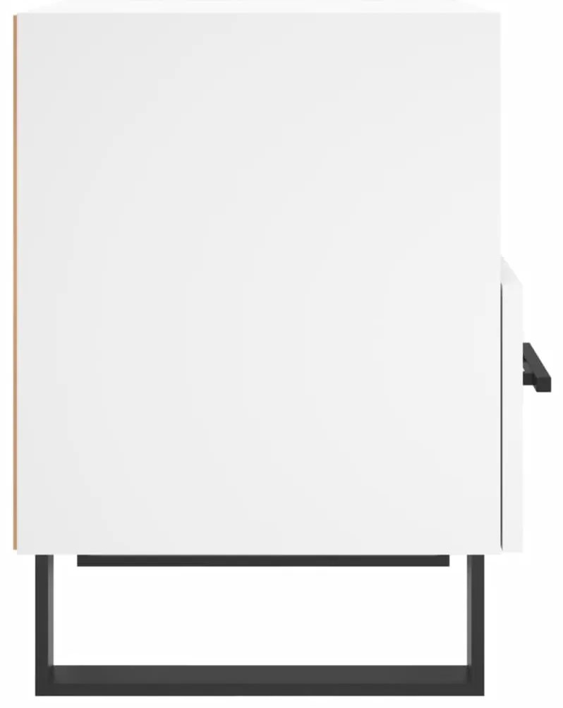 Mesas de cabeceira 2 pcs 40x35x47,5 cm deriv. de madeira branco