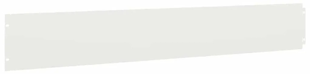 Orlas de relva 50 pcs branco 15x103 cm aço laminado a frio