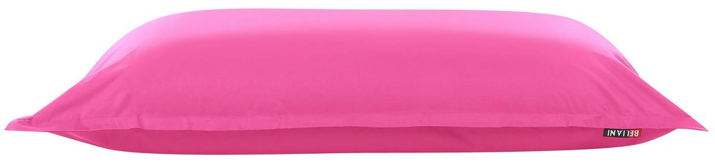 Pufe almofada XXL rosa fucsia 180 x 230 cm FUZZY Beliani