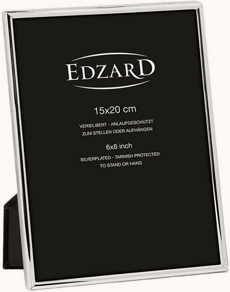 Moldura para fotografia banhado a prata Genua