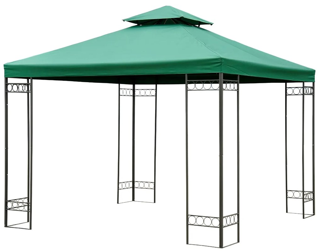 tecto de Reposição para tenda poliéster verde 3x3m