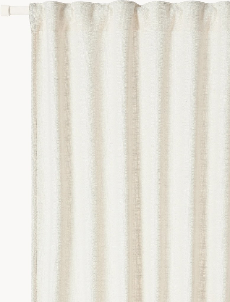 Cortinas opacas multi-banda Pavla, conjunto de 2, L 140 cm