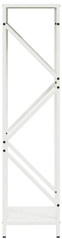 Suporte para lenha 34x25x100 cm aço laminado a frio branco