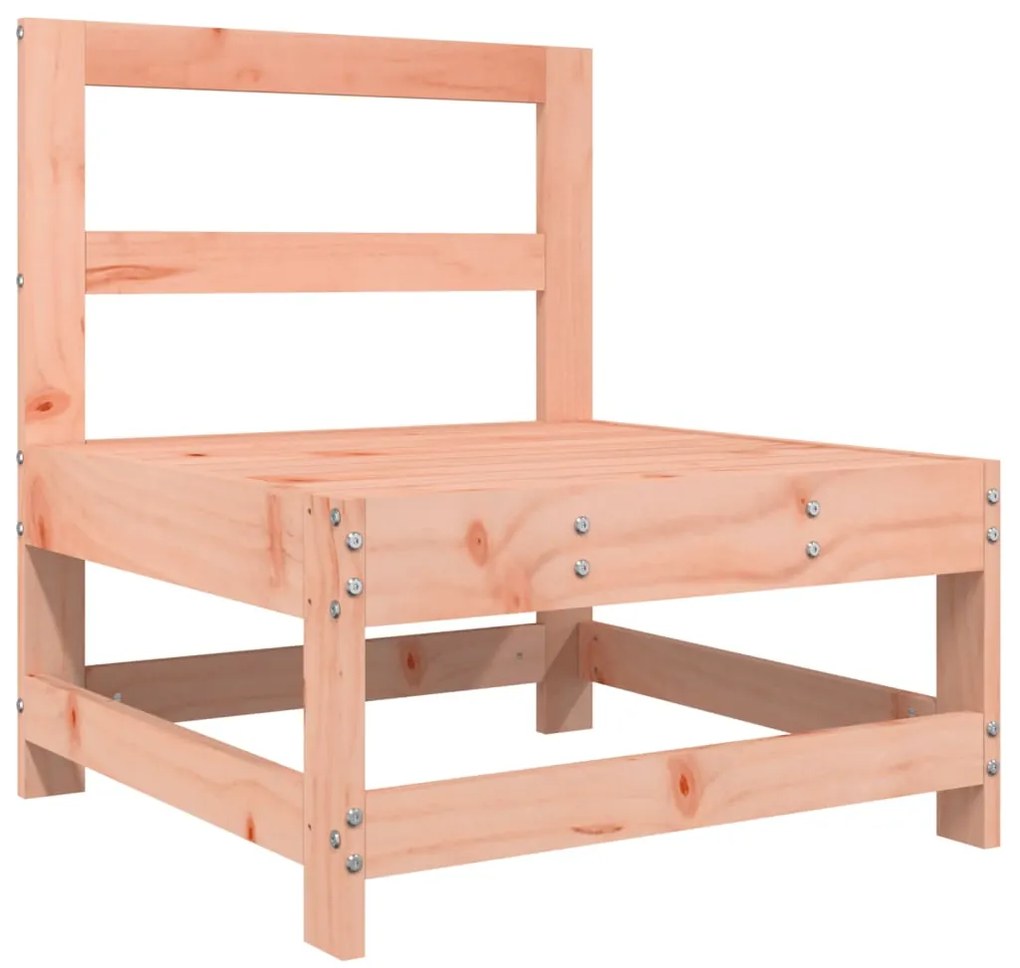 8 pcs conjunto lounge de jardim madeira de douglas maciça