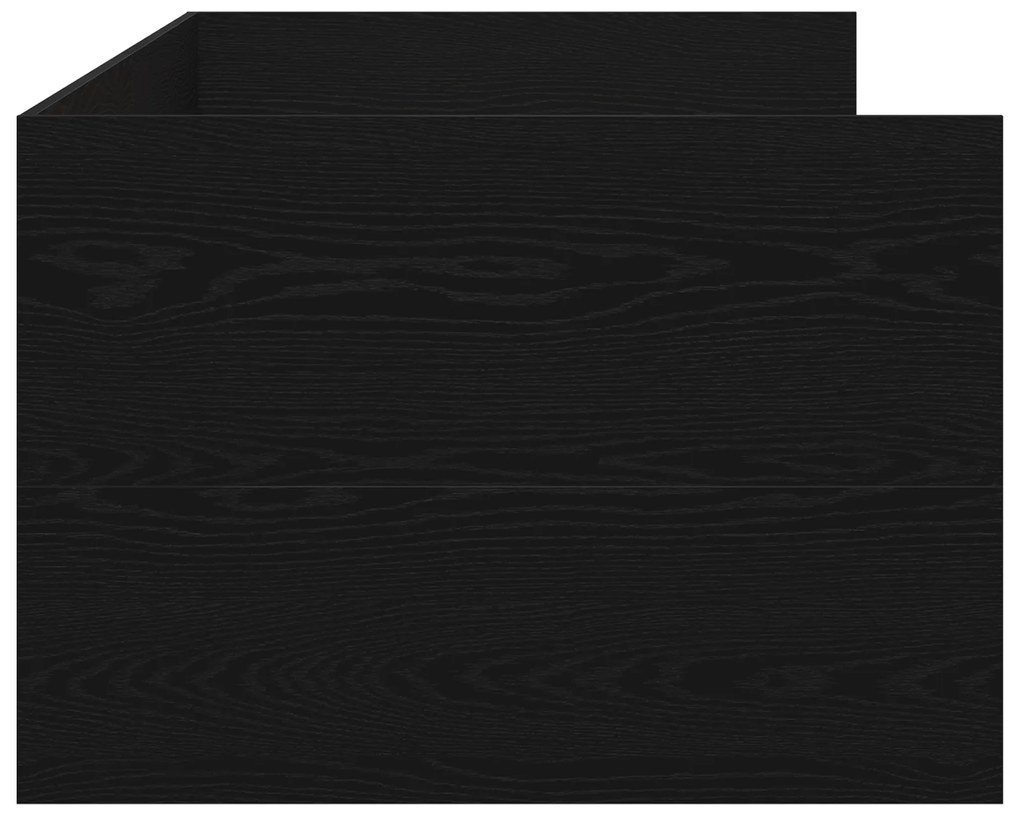 Cama Carvalho Preto Madeira Derivada 90 x 200 cm Durável Cama