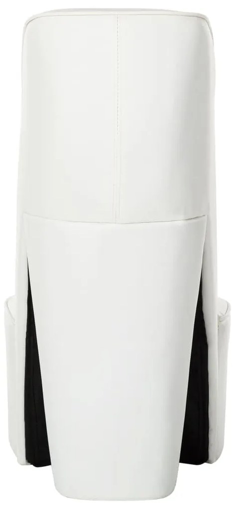 Cadeira estilo sapato de salto alto couro artificial branco