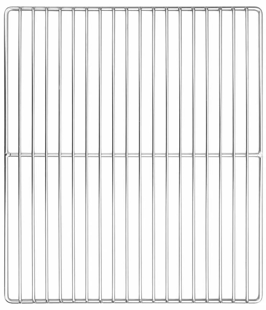 Grelha de Churrasqueira Retangular vidaXL 40x35 cm Aço Inox 304