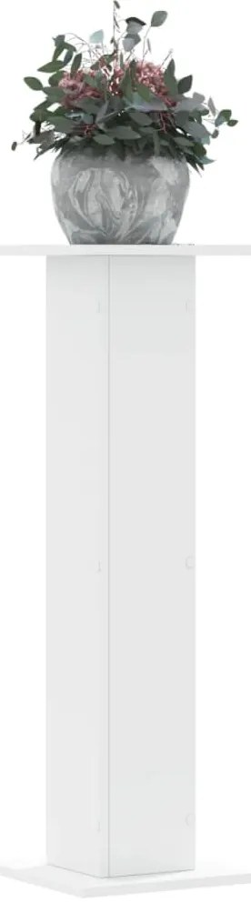 Suportes p/ plantas 2 pcs 30x30x95 cm derivados madeira branco