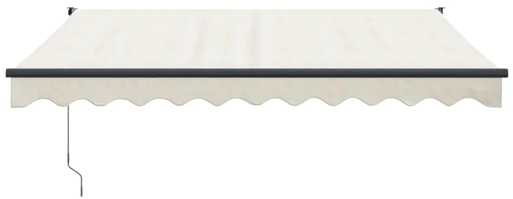 Toldo retrátil automático 3,5x2,5 m cor creme