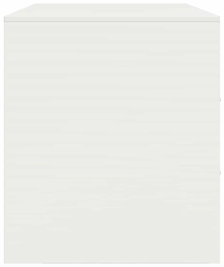 Móvel de TV 67x39x44 cm aço branco