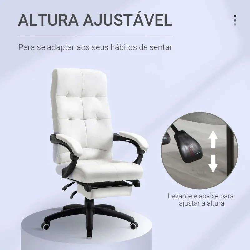 Cadeira Queen Ergonómica com Inclinação e Altura Ajustável - Design Mo