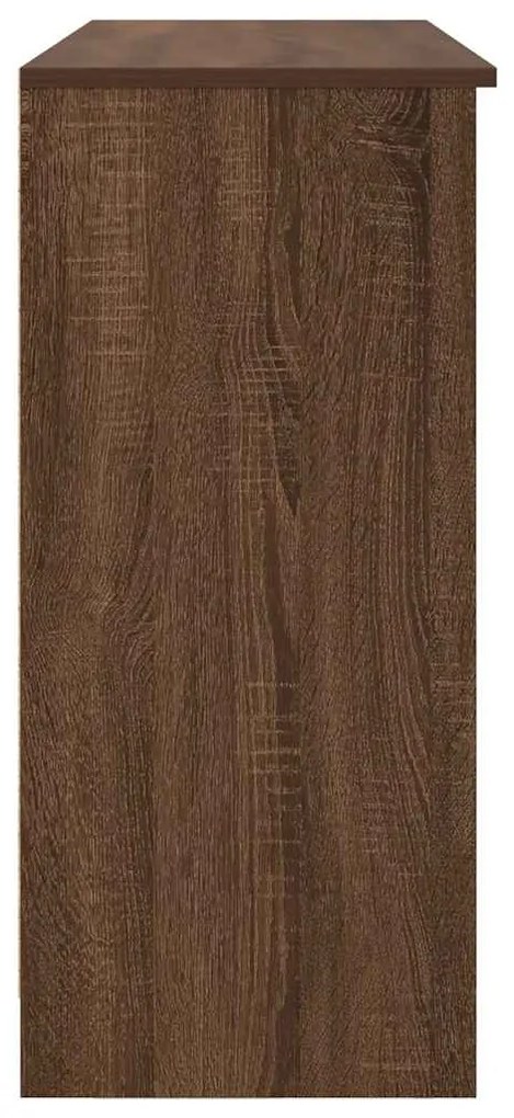 Aparador c/ gaveta 101x35x76cm deriv. madeira carvalho castanho