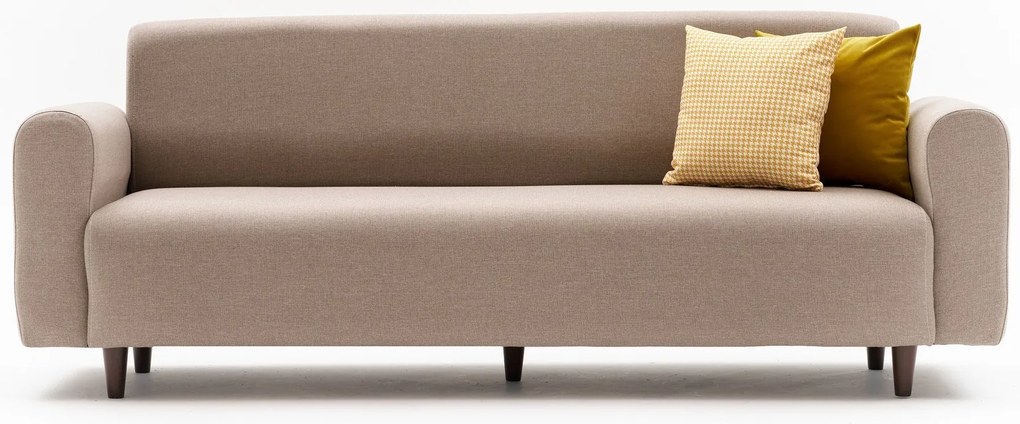 Sofá de 3 Lugares Noya – Creme – 220 x 87 x 70 cm