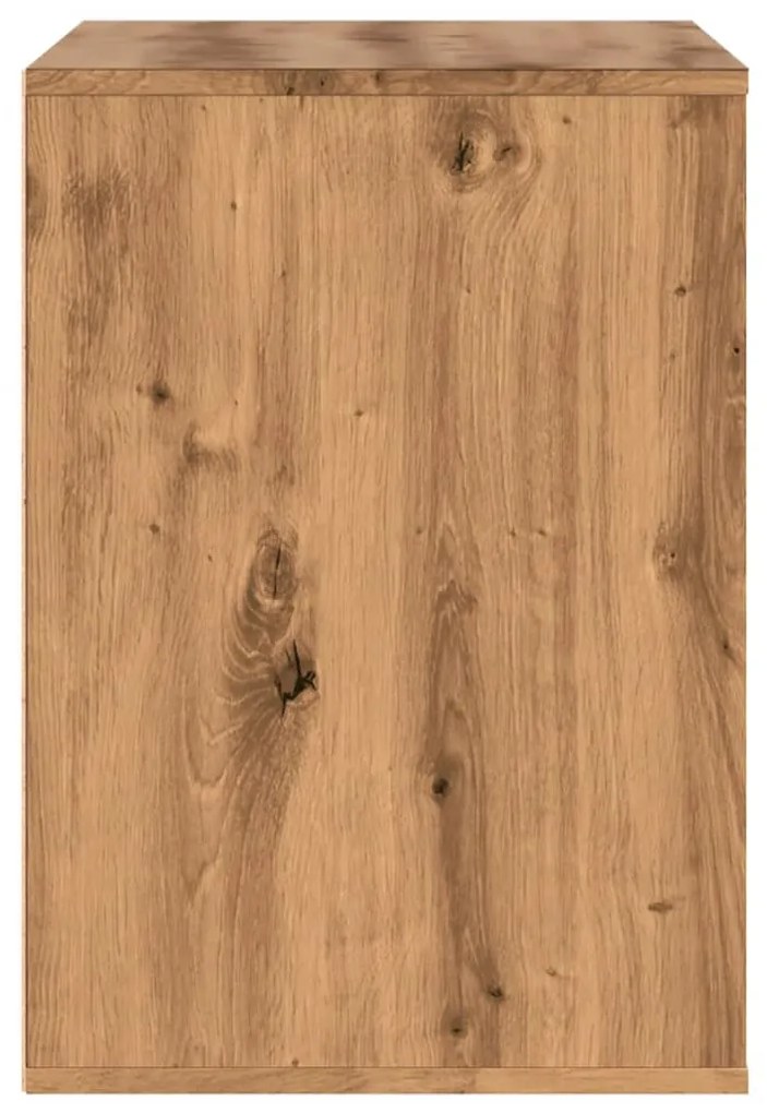 Cómoda com 3 Gavetas - 80x41x58 cm - derivados de madeira - carvalho a