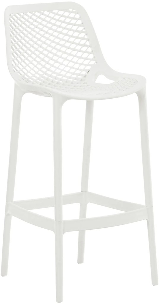 Banco de bar Air (1 UNIDADE) 45 x 105 x 53 cm Branco