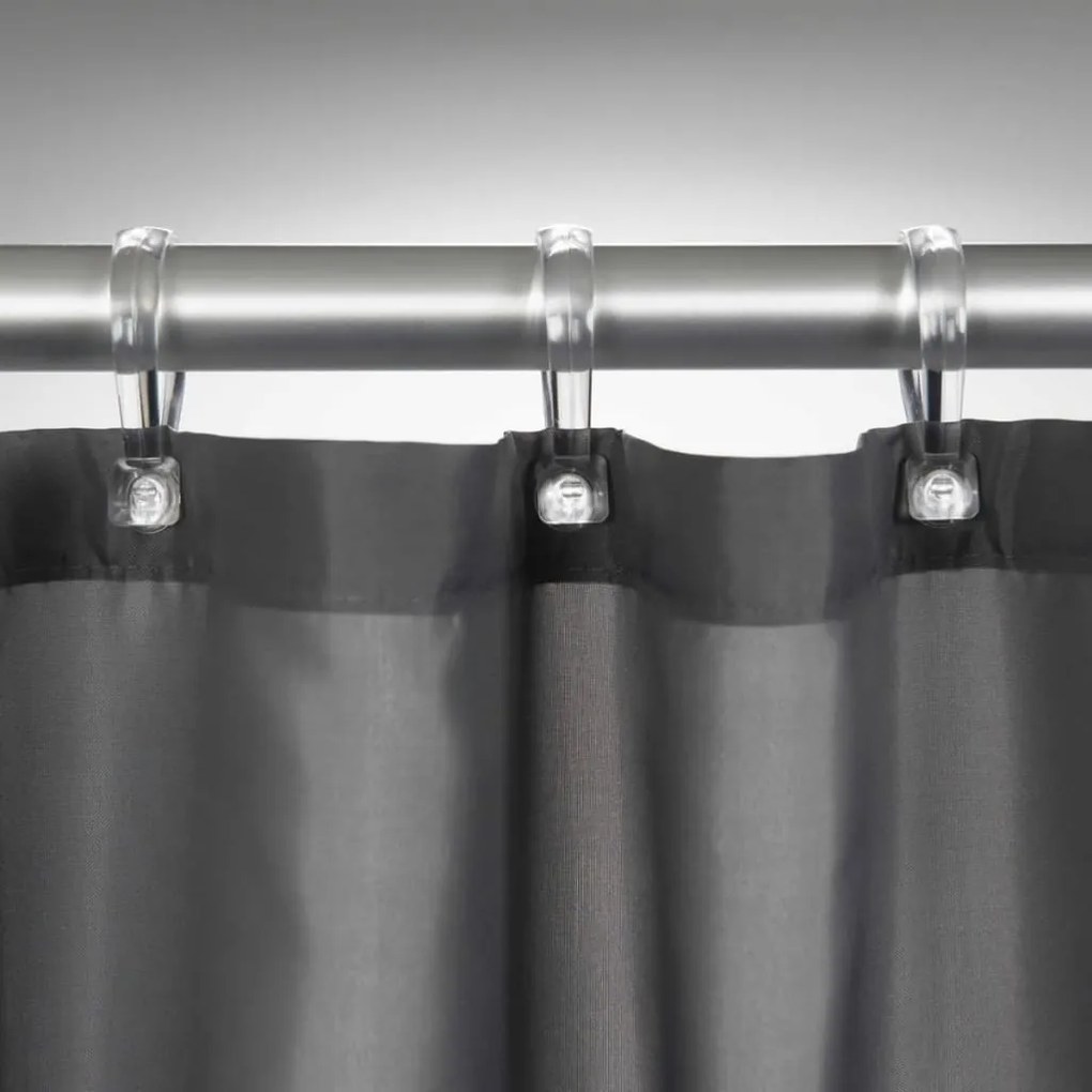 Cortina de duche Madeira 120 cm cinzento 238501114