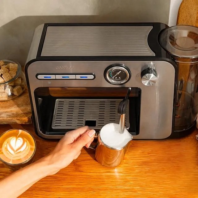 Máquina de café Cecotec Express Power Espresso 20 Square Pro termobloco e vaporizador