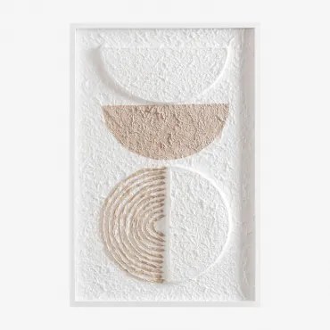 Quadro Decorativo 40x60 Cm Em Relevo Salander A - Sklum