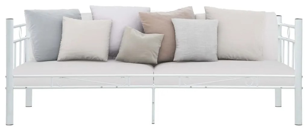 Estrutura sofá-cama 90x200 cm metal branco