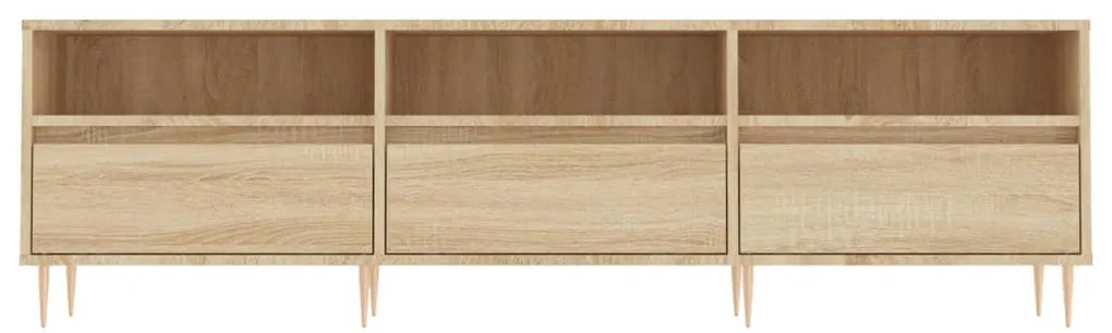 Móvel de TV 150x30x44,5 cm derivados de madeira carvalho sonoma