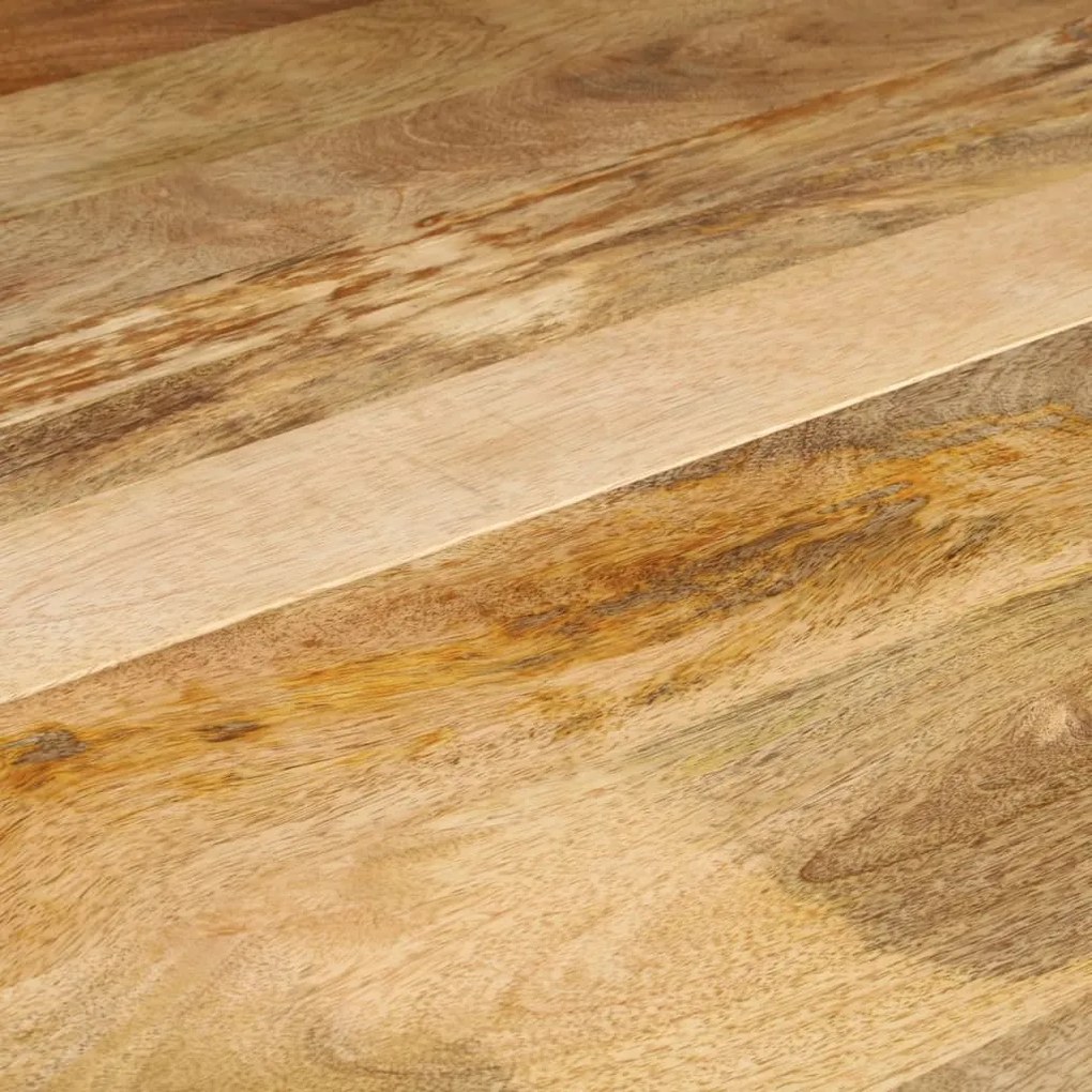 Mesa de jantar 110x75 cm madeira de mangueira maciça