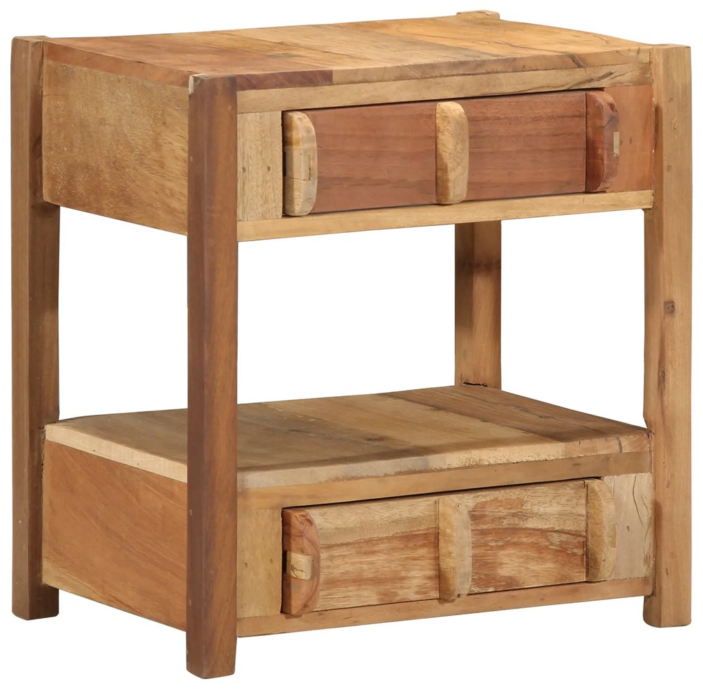 Mesa de Apoio vidaXL 43x32x46 cm Madeira Sólida Reclamada