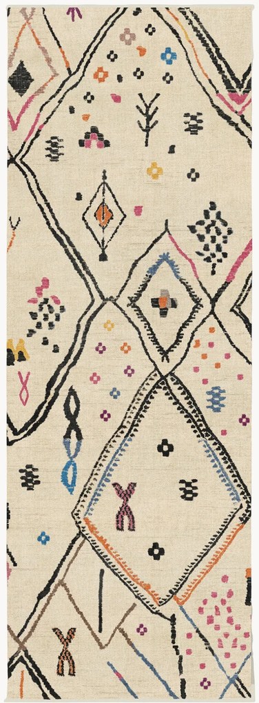 Passadeira lavável de pelo curto Pamir