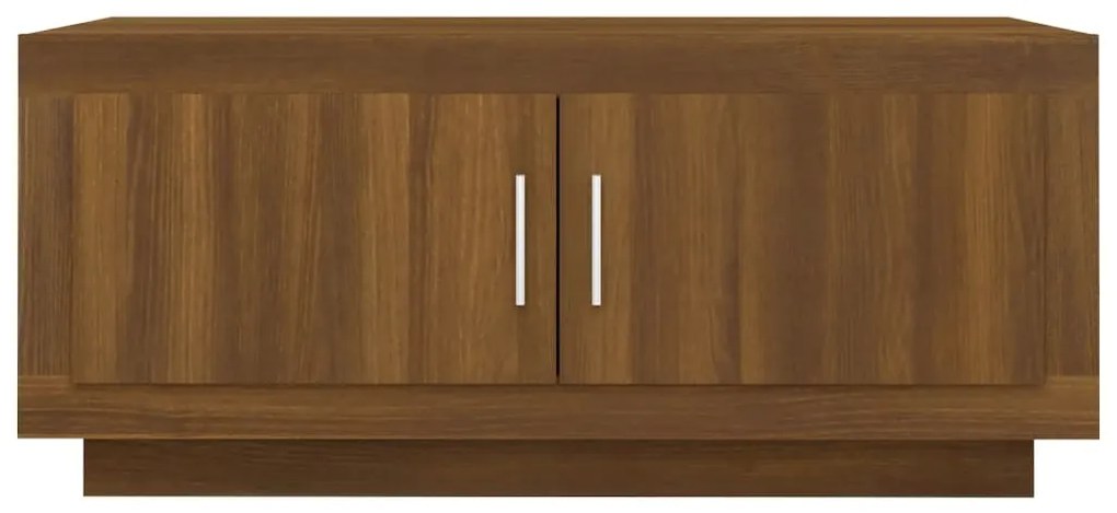 Mesa de centro 102x50x45 cm derivados madeira carvalho castanho