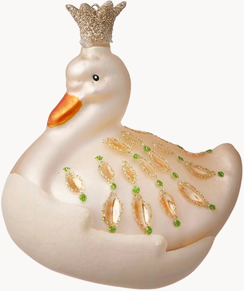 Ornamento de Natal artesanal Swan