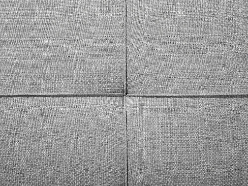 Sofá-cama de 3 lugares em tecido cinzento claro RONNE Beliani
