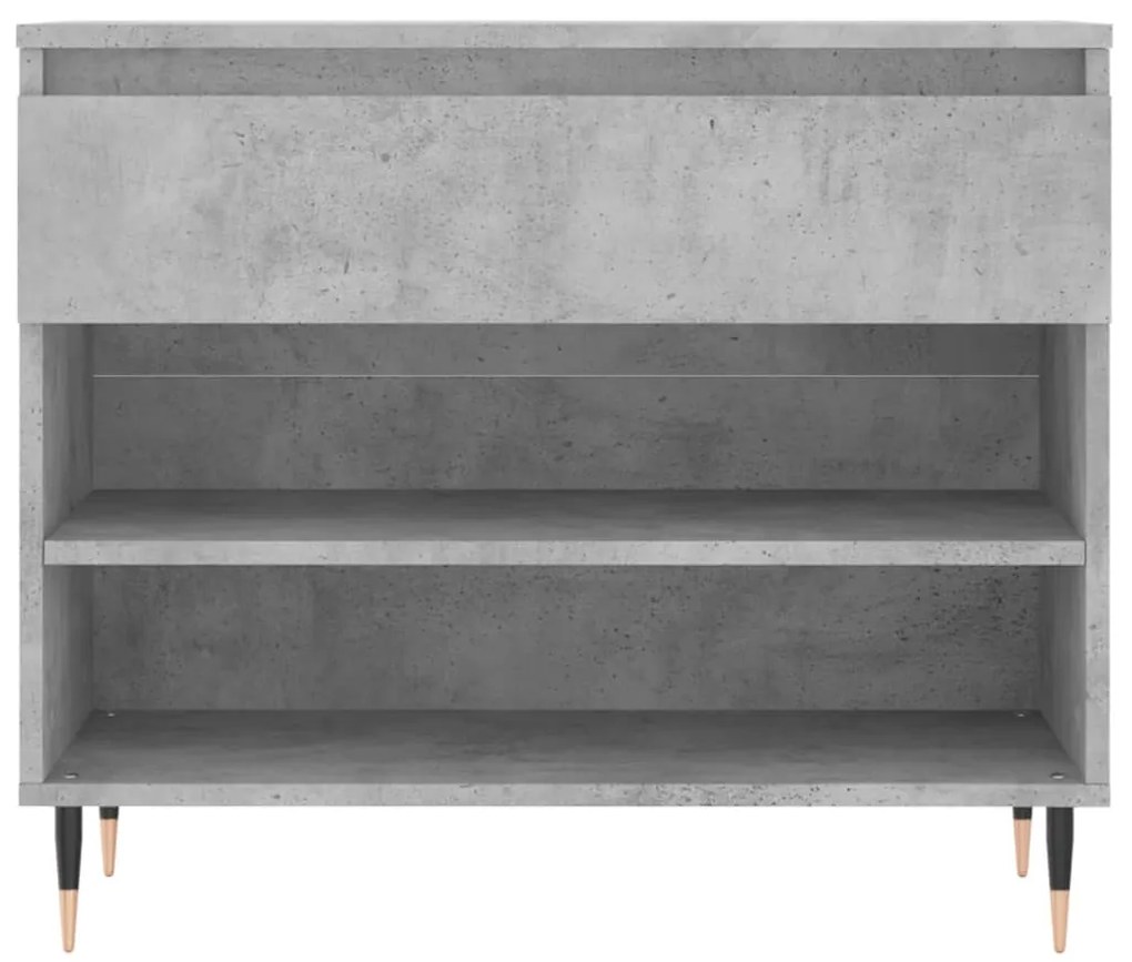 Sapateira 70x36x60 cm derivados de madeira cinzento cimento