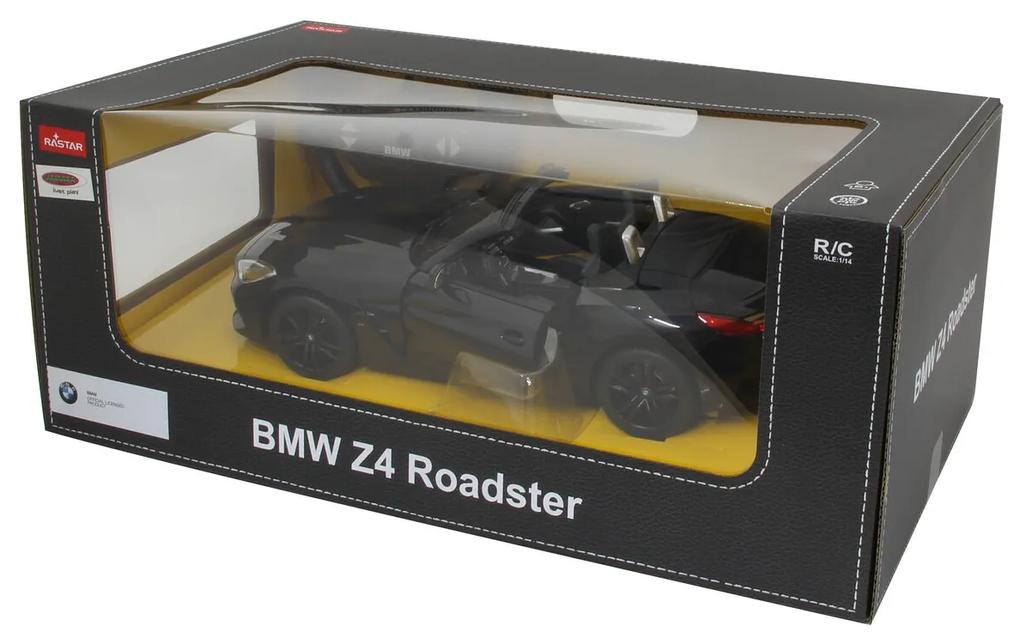 Carro telecomandado BMW Z4 Roadster 1:14 2,4GHz porta manual preto