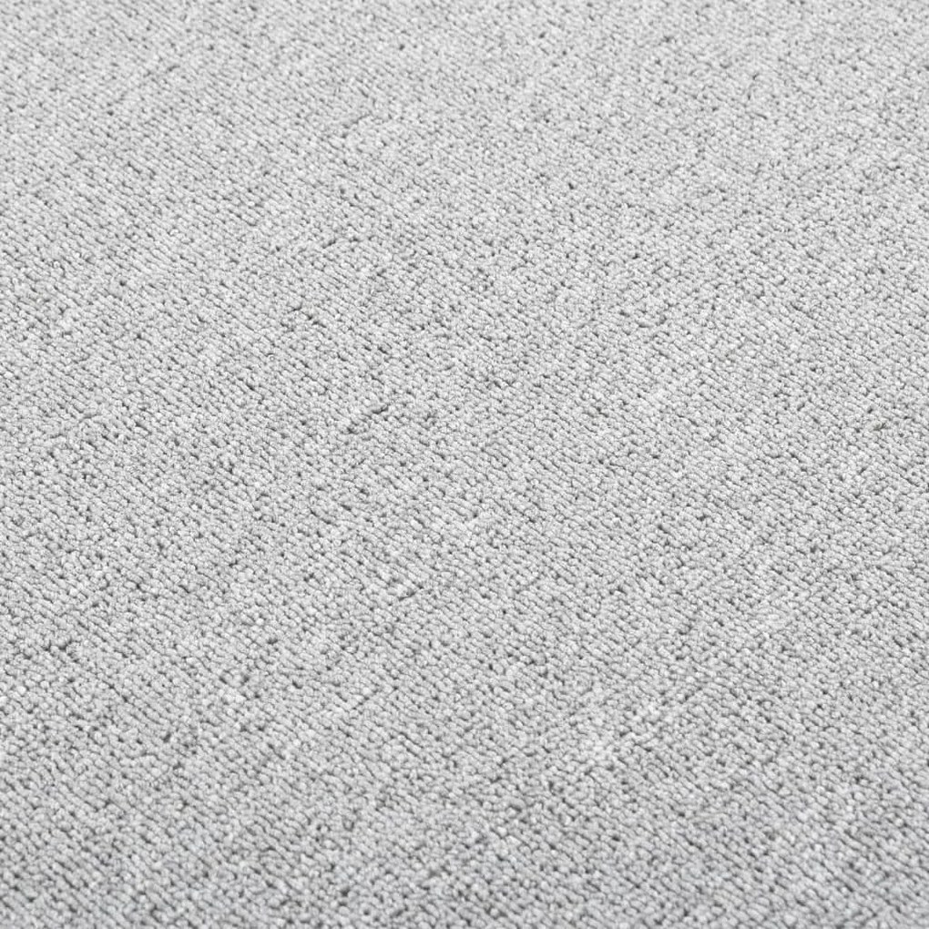 Tapete/passadeira 50x300 cm cinzento-claro