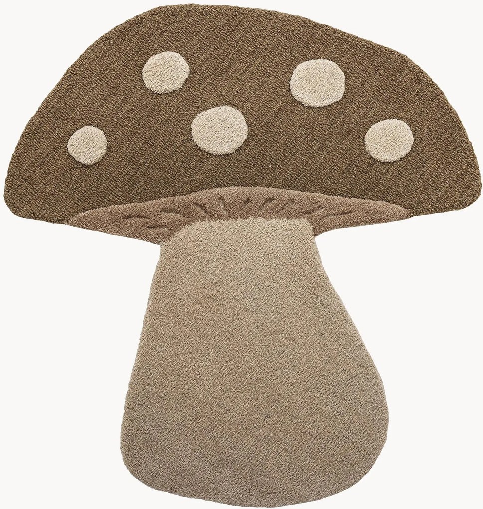 Tapete para crianças em lã Mushroom