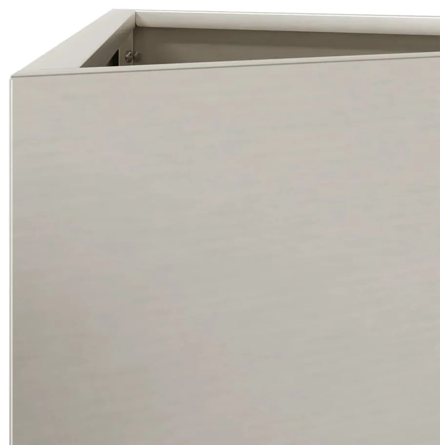Garden Planters 2 pcs Triangular aço resistente às intempéries