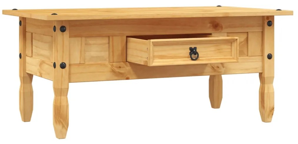 Mesa de centro Corona Range em pinho mexicano 100x55x44 cm
