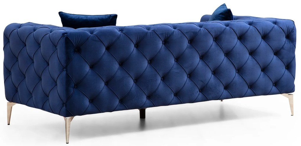 Sofá de 2 Lugares Como – Azul Marinho – 197 x 70 x 90 cm