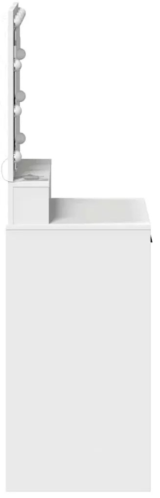 Mesa de Maquiagem vidaXL com Luzes LED Brancas 50x41x135 cm