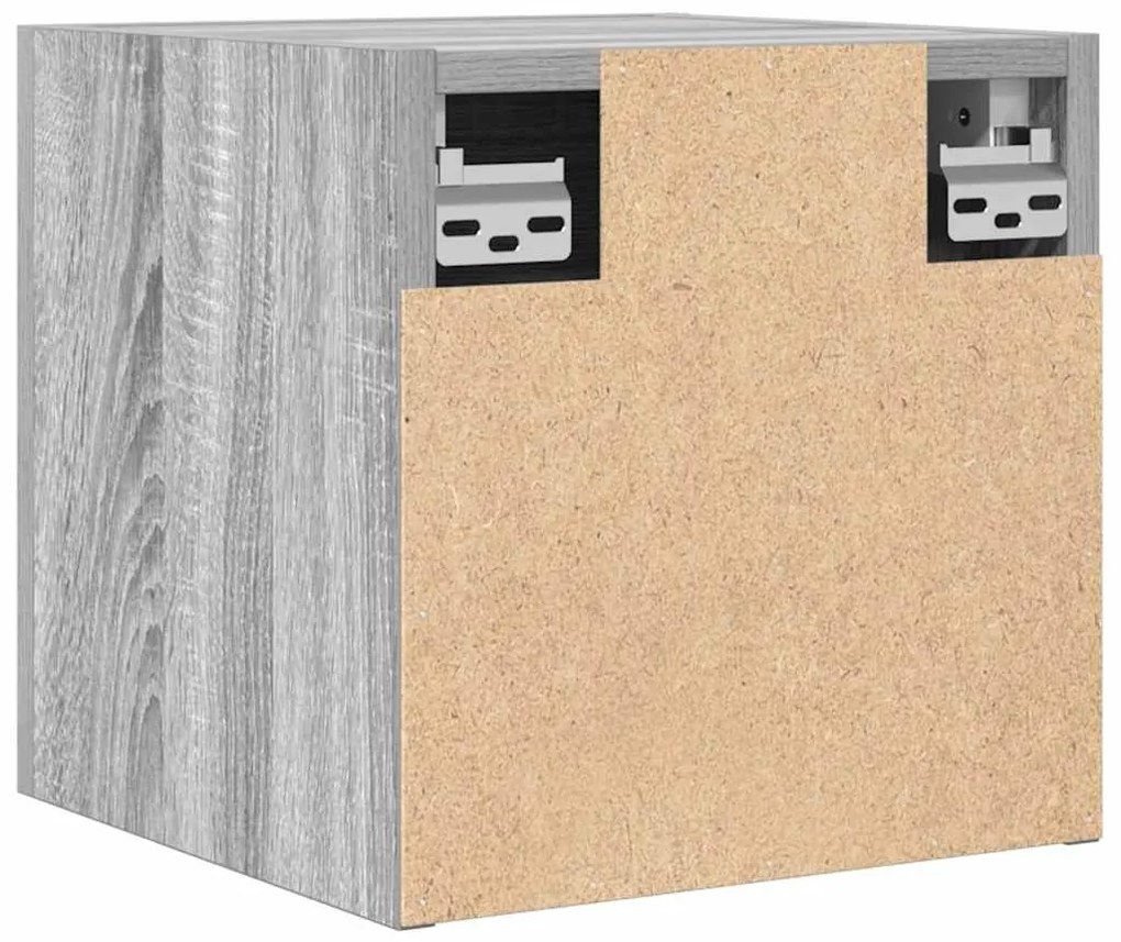 Móveis de TV de parede 4 pcs 30,5x30x30 cm cinzento sonoma