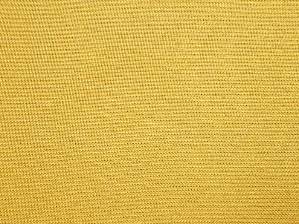Sofá de 3 lugares em tecido amarelo NIVALA Beliani