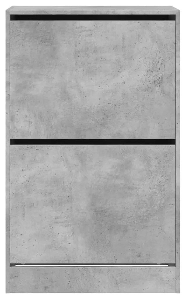 Sapateira 60x34x63,5 cm derivados de madeira cinzento cimento