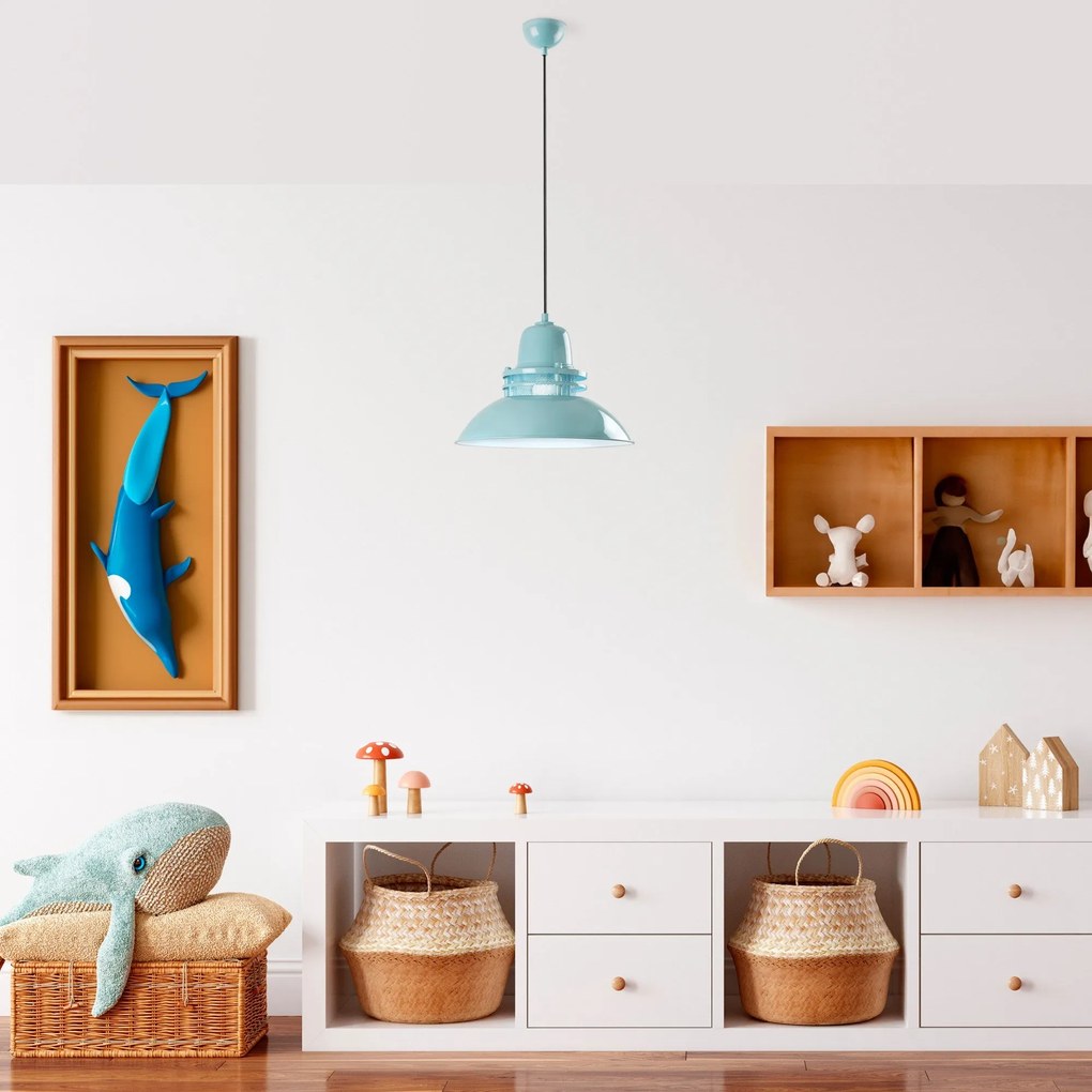 Candeeiro Chandelier Tıbet – Turquesa – Ø34 h:27 cm