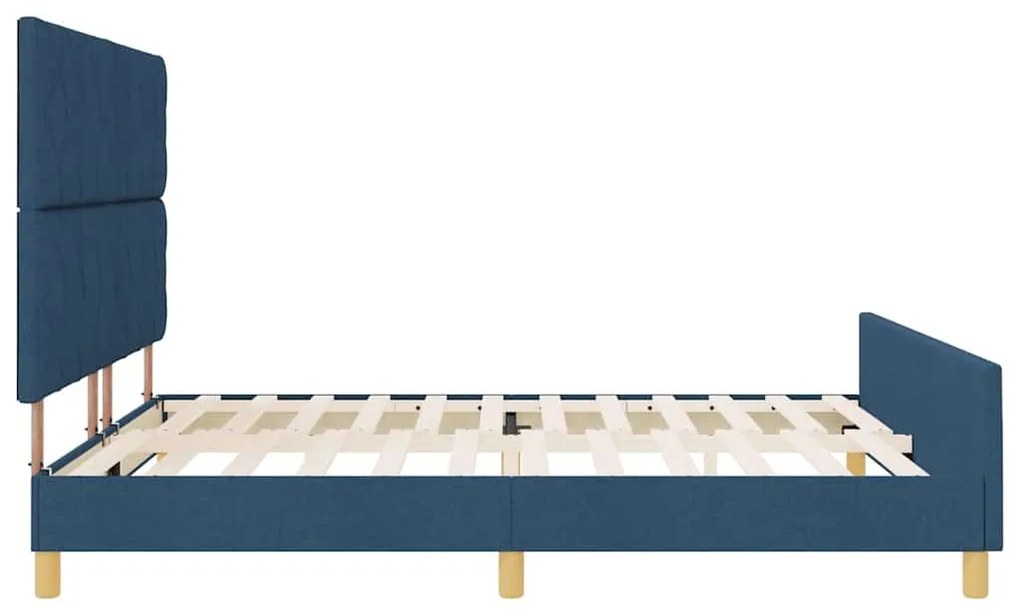 Cama vidaXL Azul 180x200 cm em Tecido