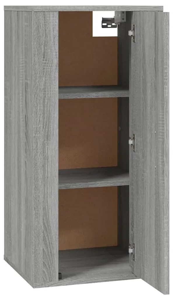 Móvel de TV de parede 40x34,5x80 cm cinzento sonoma