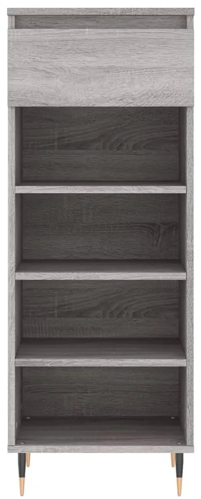 Sapateira 40x36x105 cm derivados de madeira cinzento sonoma